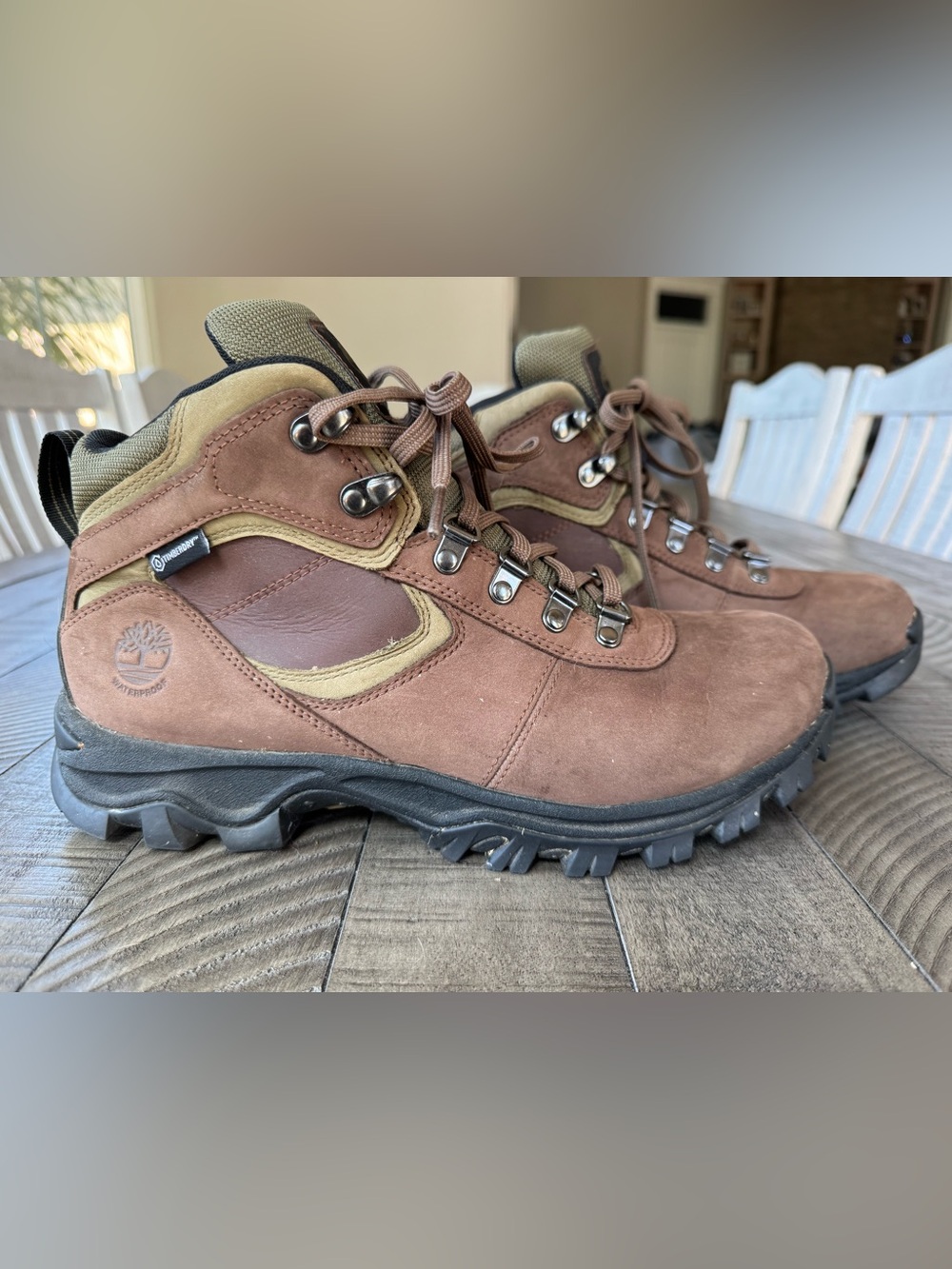 Timberland Mt. Maddsen Waterproof Low Hiker Boot Men’s Size 9.5